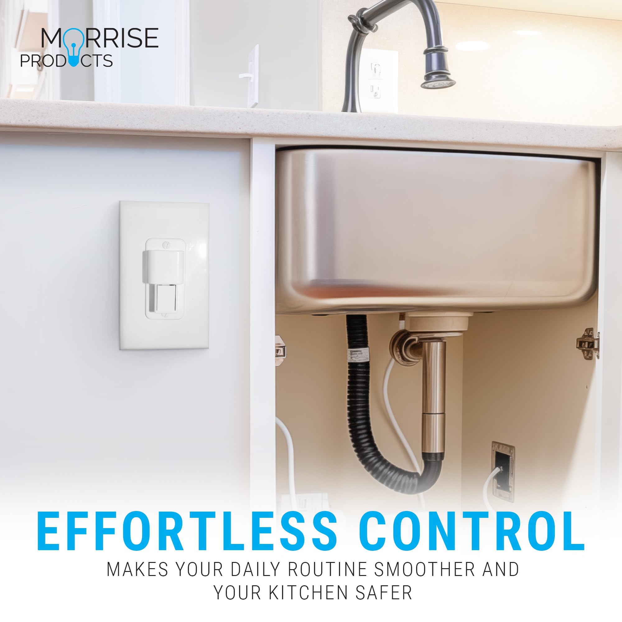 Morrise universal toggle switch guard fits standard switches for versatile baby-proofing.