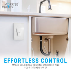Morrise universal toggle switch guard fits standard switches for versatile baby-proofing.