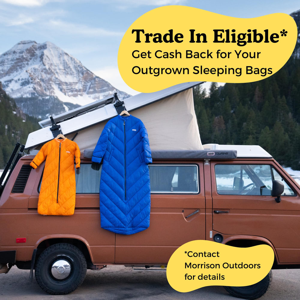 Morrison Outdoors Little Mo 20 ultralight nine-ounce design fits in a daypack.