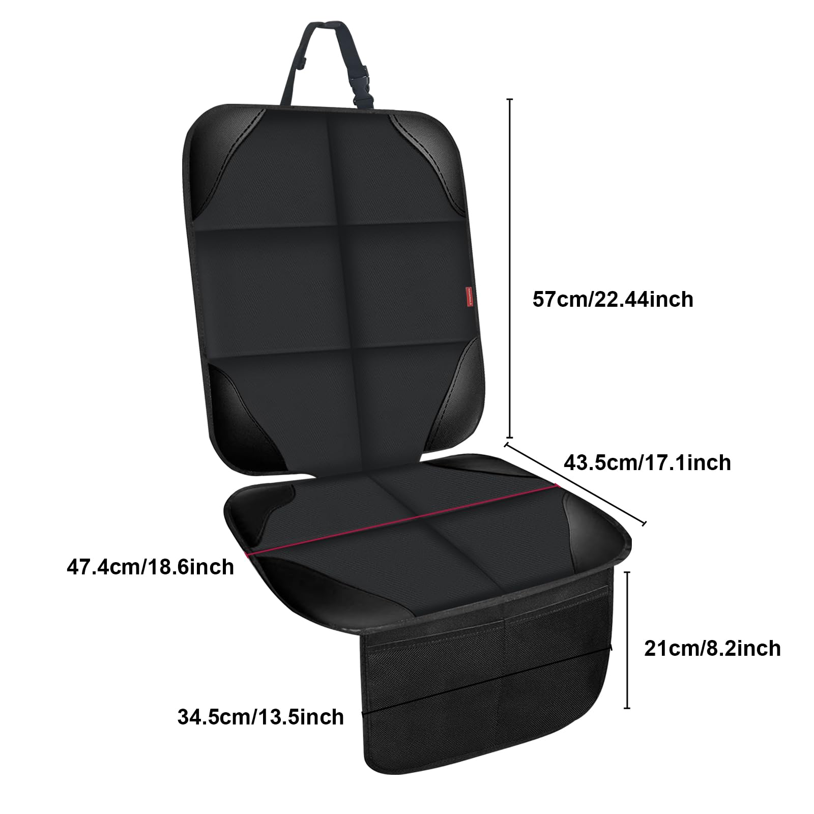 MORROLS black finish blends with interiors and hides wear.