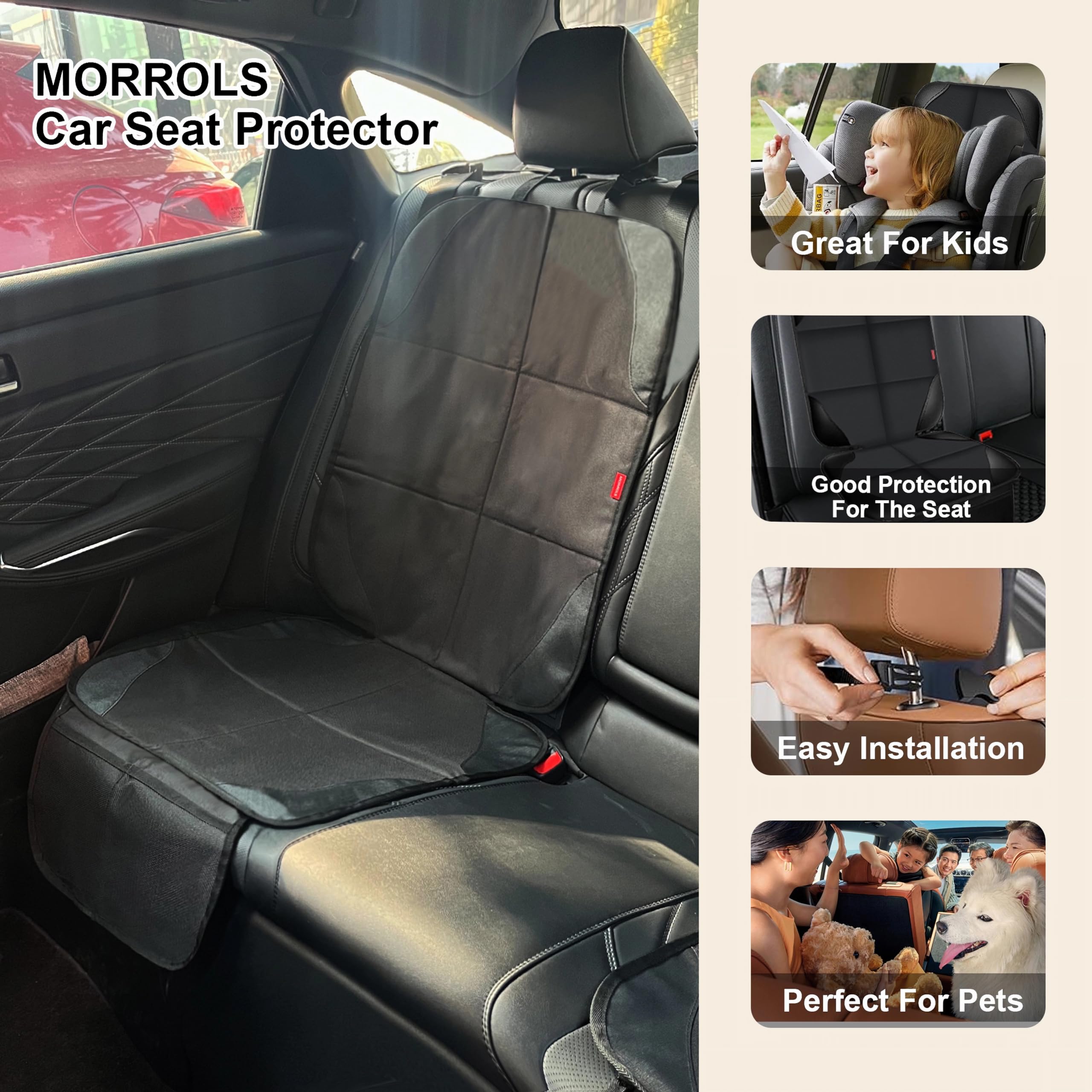 MORROLS easy-to-clean surface wipes clean with a damp cloth.