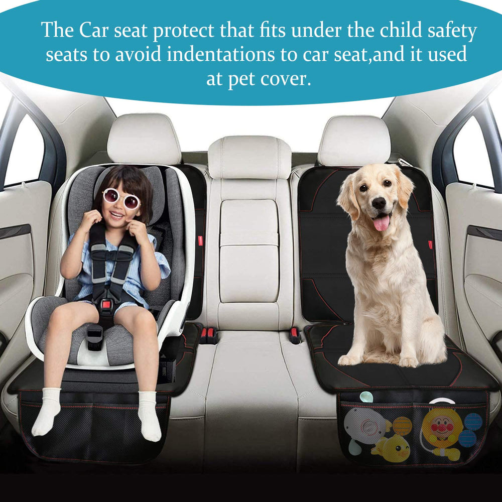 MORROLS car seat protector waterproof-fabric closeup emphasizes spill resistance and easy wiping.