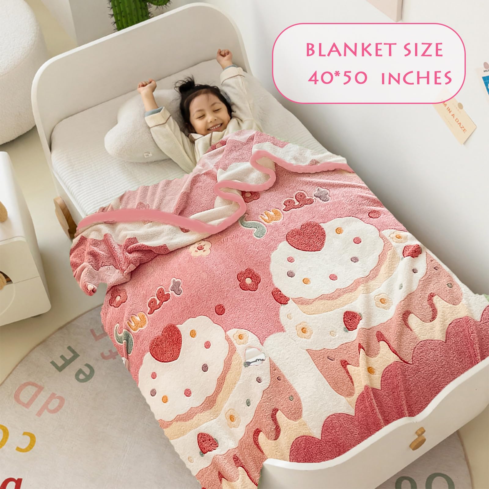 MorroMorn baby blanket cream cake nursery decor brightens playroom aesthetics