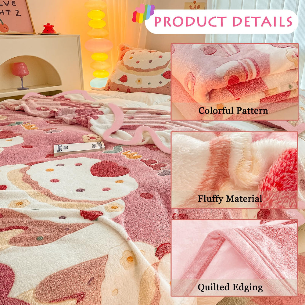 MorroMorn baby blanket queen size 90x90 scene for family warmth