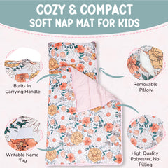 Morxy nap mat blanket inside closeup: cozy warmth for preschool naps.