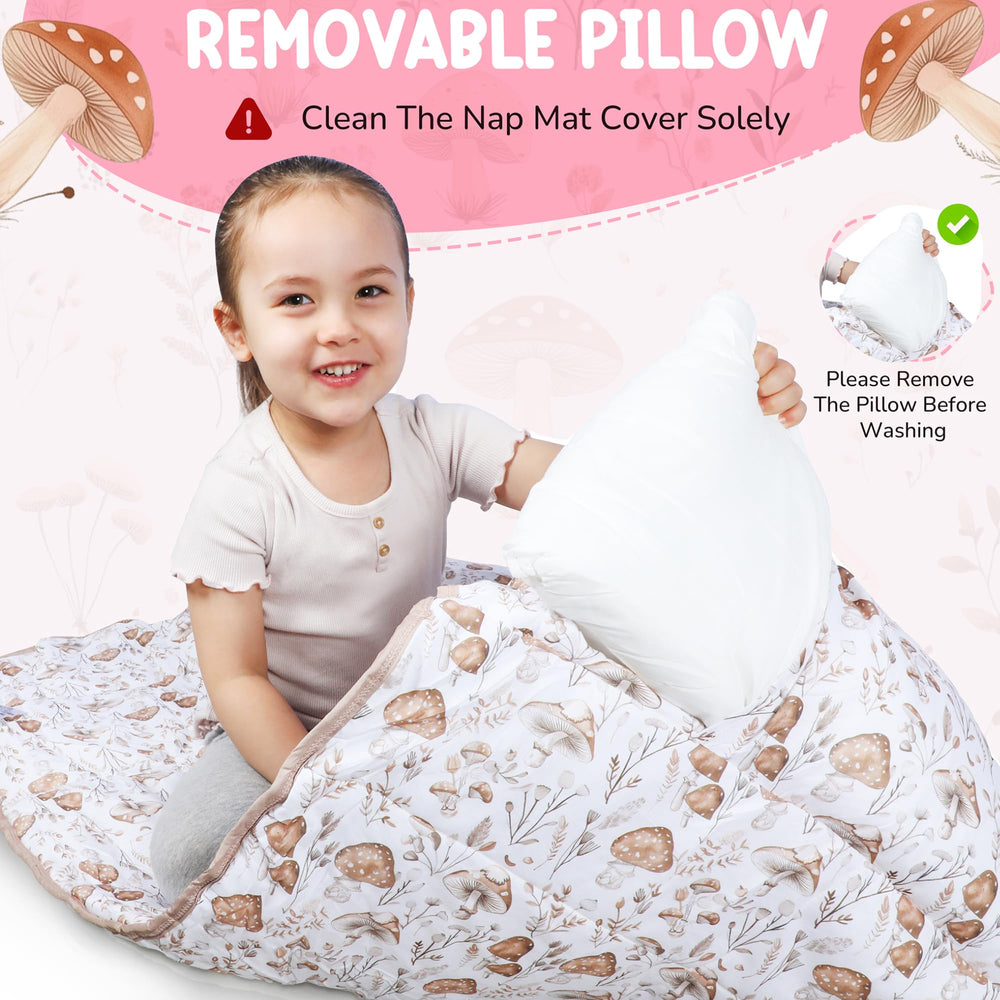 Durable, machine-washable Morxy nap mat designed for daily daycare use.