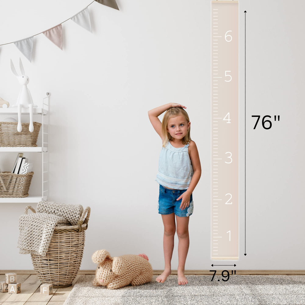 Morxy unisex growth chart, nursery or bedroom decor, inspiring conversations.