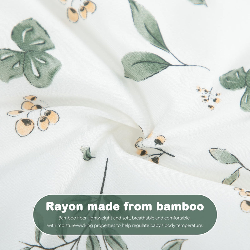 Mosebears bamboo-rayon fabric breathes and wicks moisture for comfort.