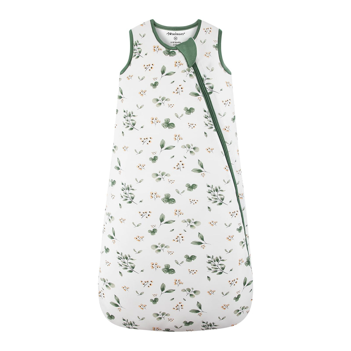 Mosebears bamboo sleep sack soft-fabric offers buttery-smooth comfort for peaceful sleep.