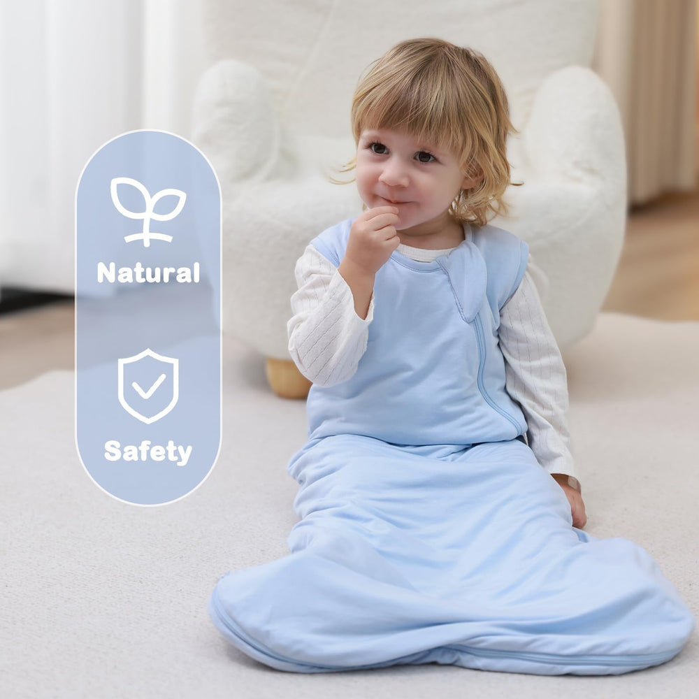 Mosebears bamboo fabric sleep sack feels ultra-soft and breathable