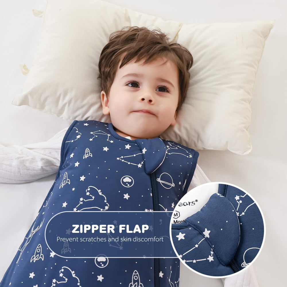 Mosebears sleep sack offers diaper-change access while staying secure