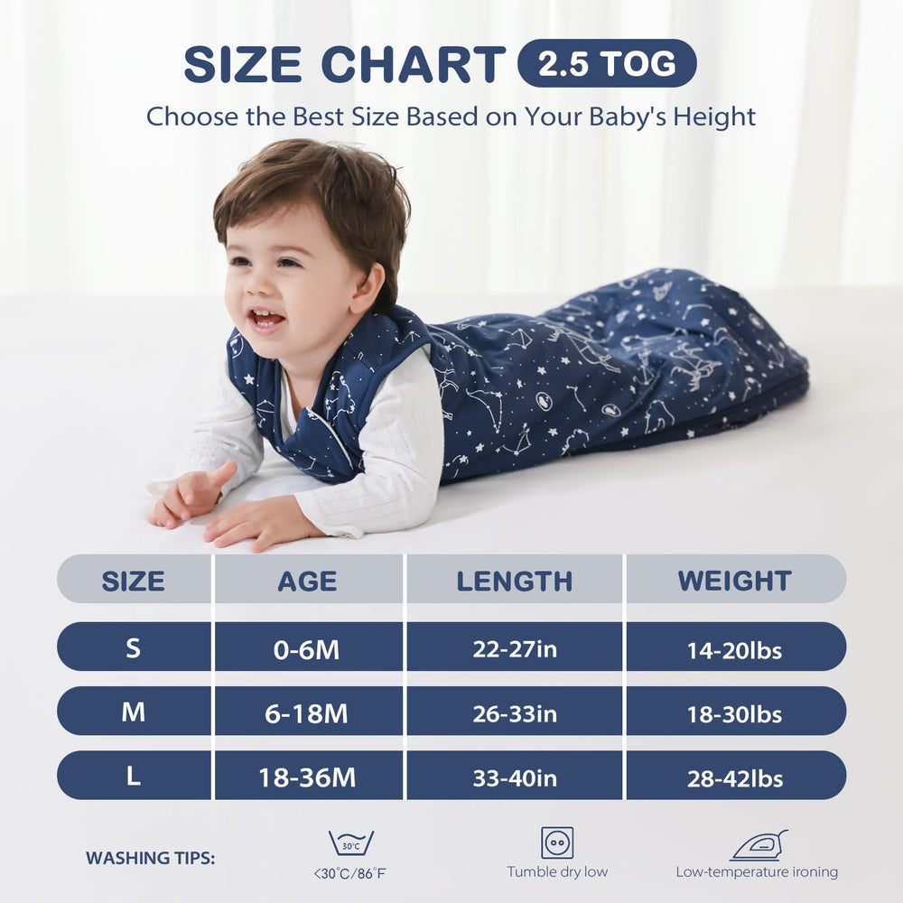 Mosebears sleep sack-machine-washable ensures easy care and long-lasting softness.