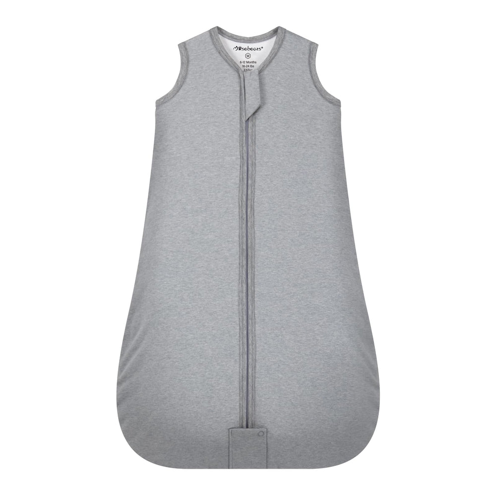 Mosebears Sleep Sack outer fabric close-up shows organic cotton softness for cozy nights.