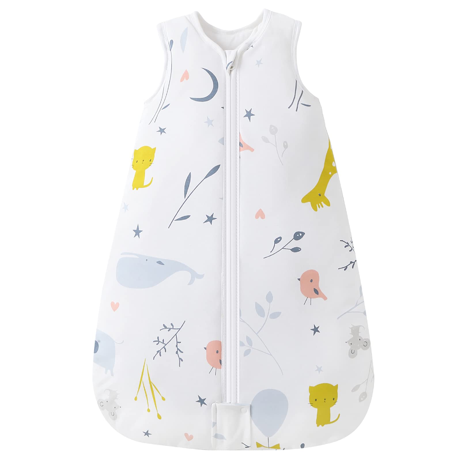 Mosebears Sleep Sack outer-soft fabric provides cozy warmth for cold nights.