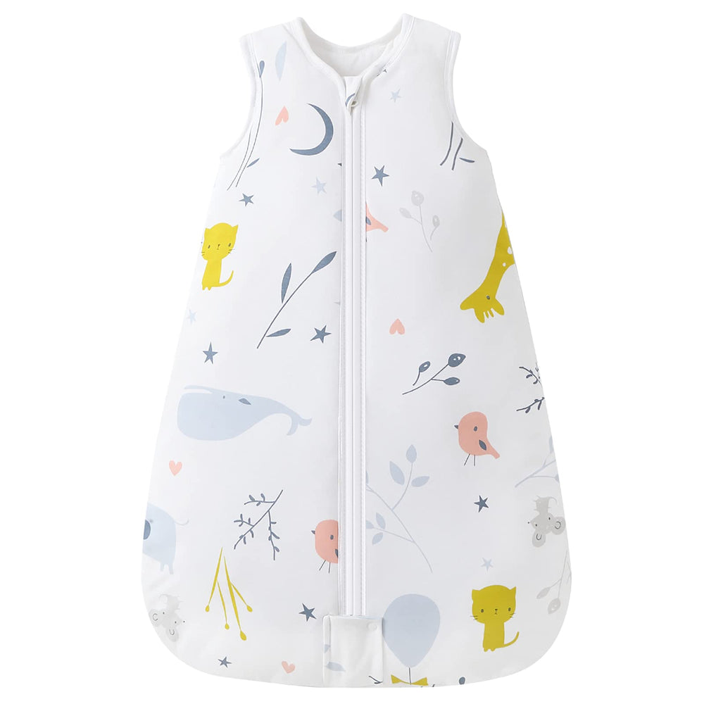 Mosebears Sleep Sack outer-soft fabric provides cozy warmth for cold nights.