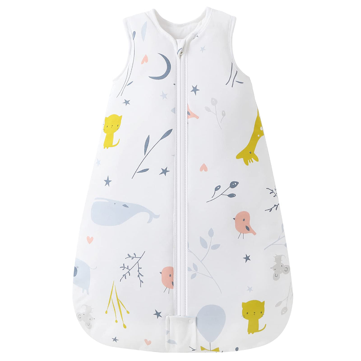 Mosebears Sleep Sack outer-soft fabric provides cozy warmth for cold nights.