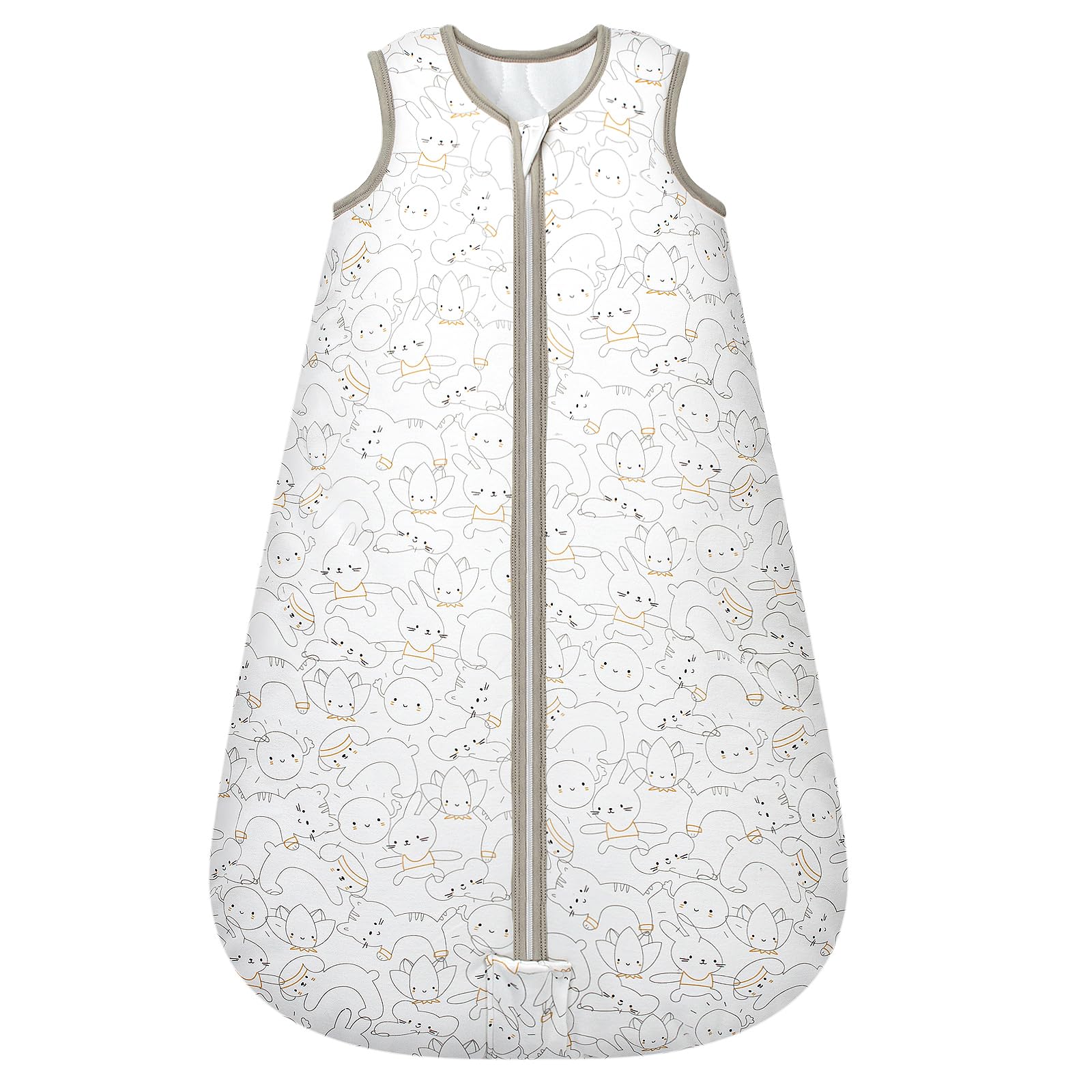 Mosebears sleep sack rabbit-cat outer fabric for warm, cozy nights.