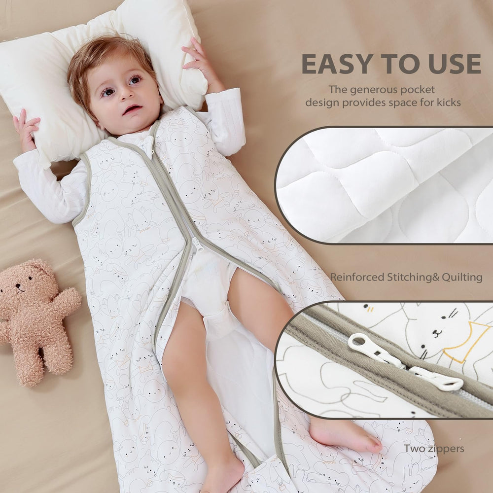 Mosebears sleep sack room-temperature guidance for ideal use.