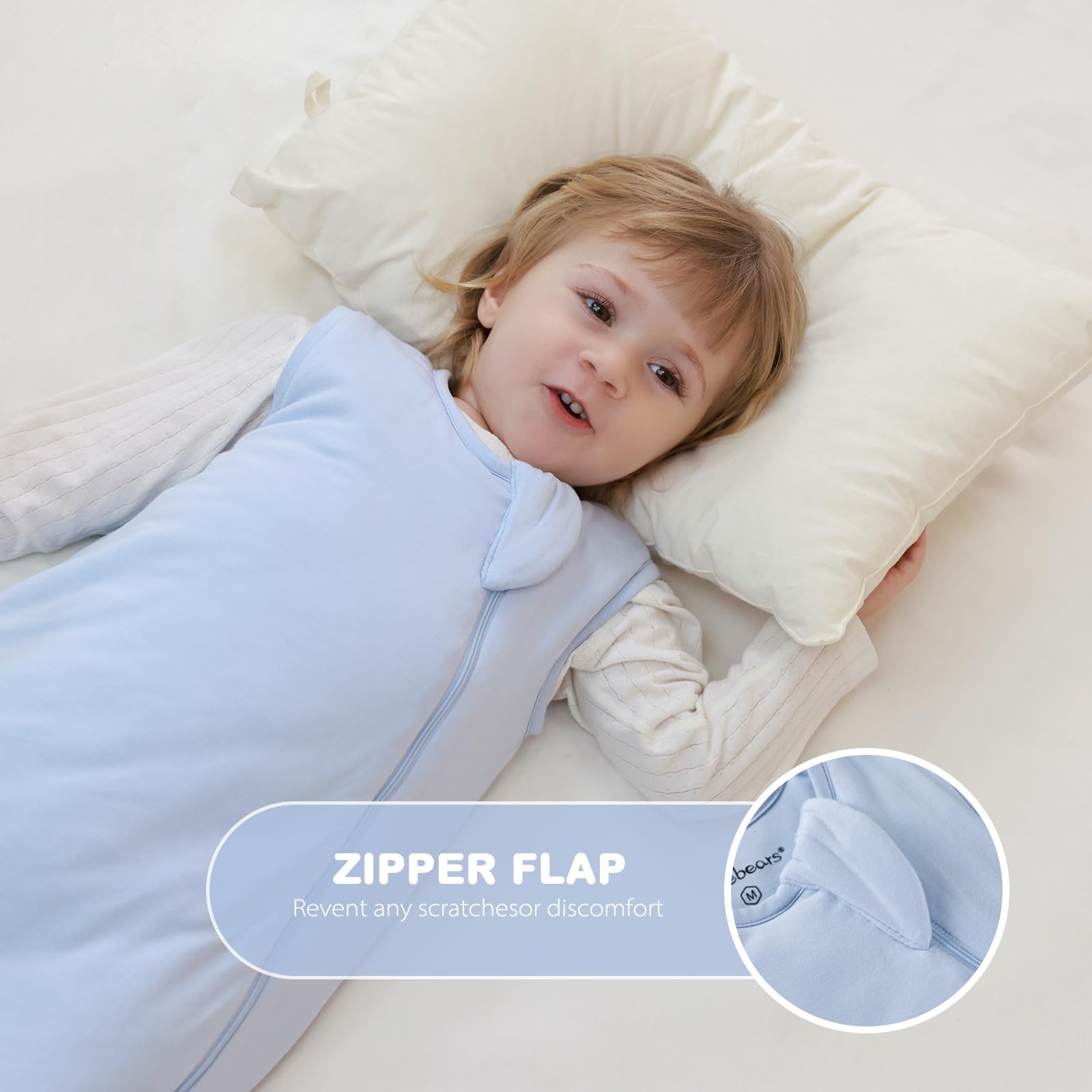 Mosebears sleep sack roomier space allows natural movement