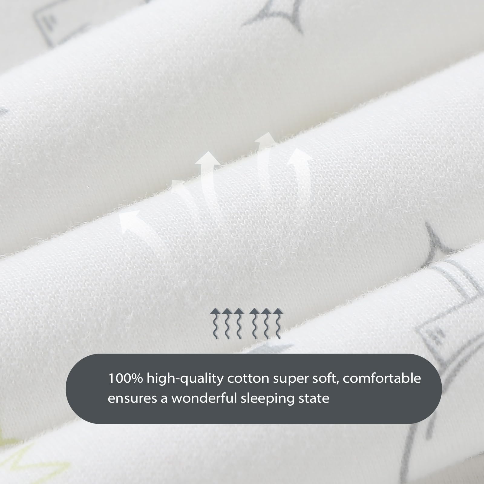 Mosebears Sleep Sack size range 0-24m supports growing comfort.