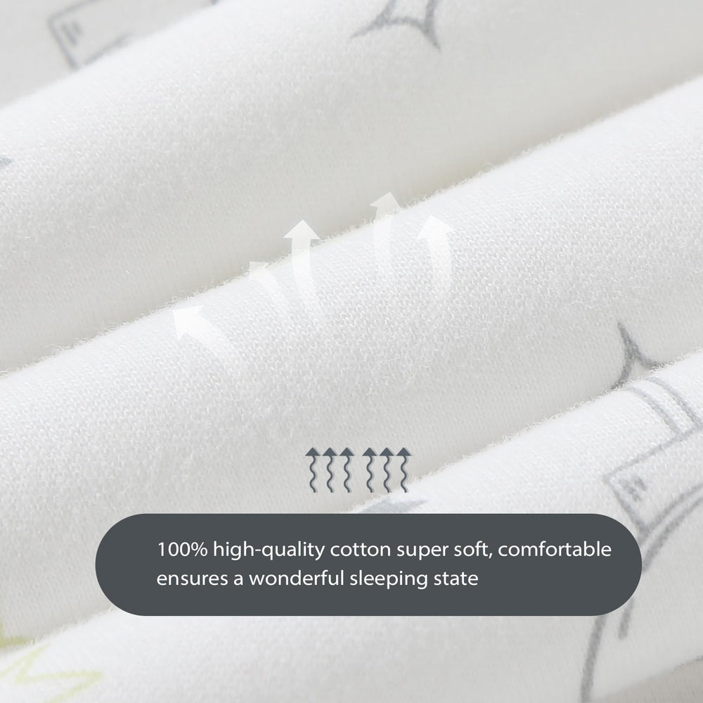 Mosebears Sleep Sack size range 0-24m supports growing comfort.