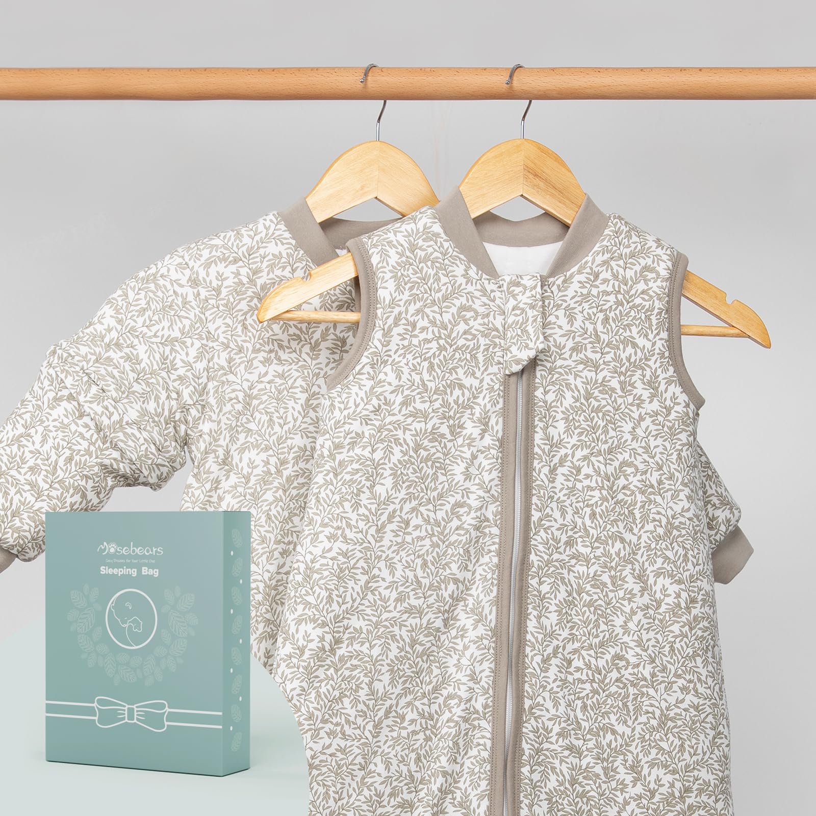 Mosebears sleep sack fits toddlers 28-42 inches across sizes 6-18m to 3T-4T.
