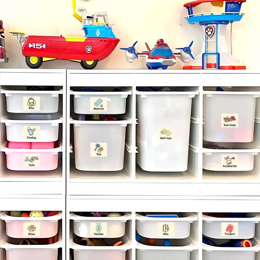 MOSITU baby labels on dresser stickers simplifying closet organization
