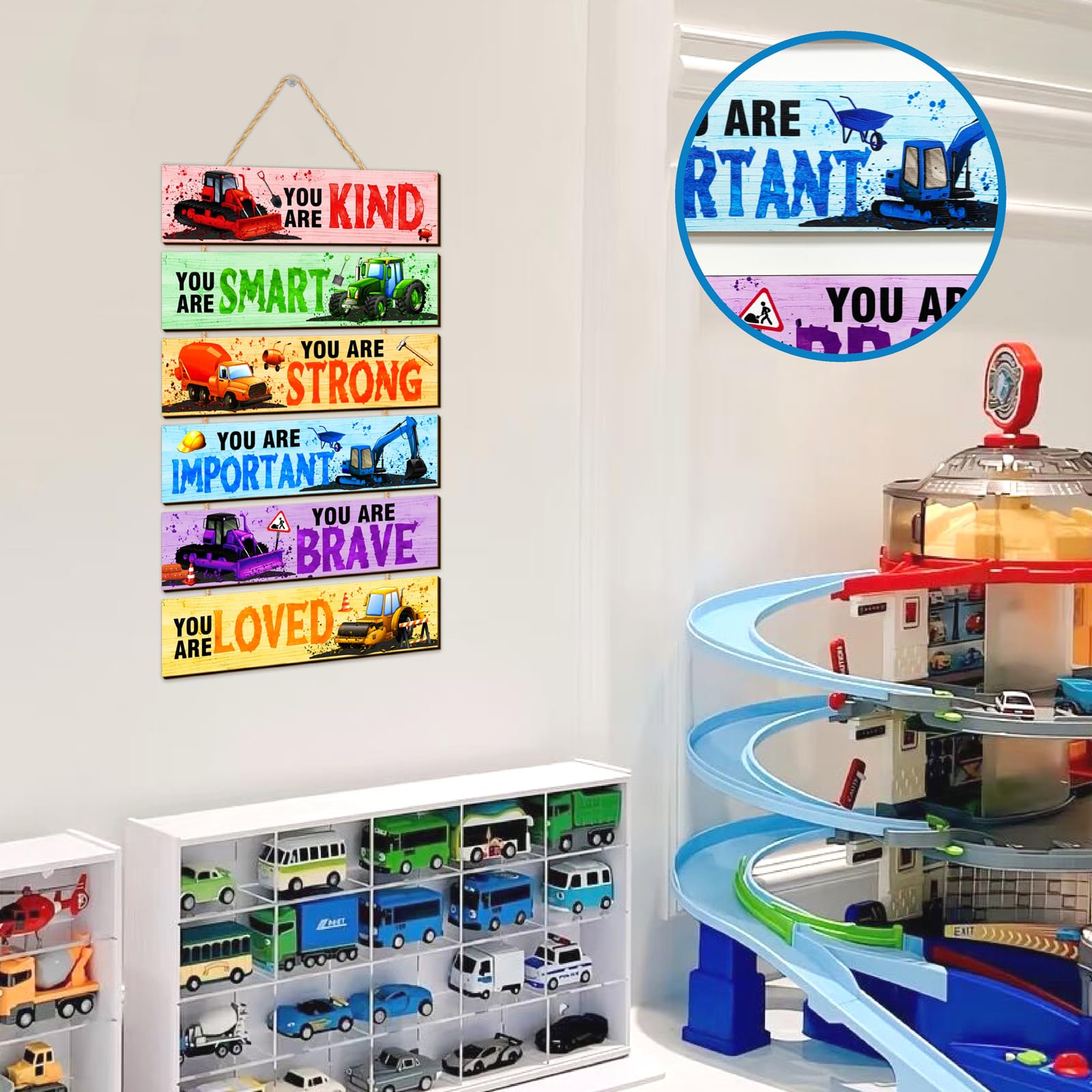 MOSITU boys-bedroom decor complements playrooms with a race-themed vibe