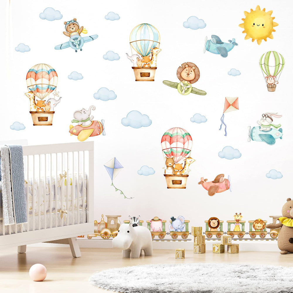 MOSITU Flying Animal Wall Decals spark imagination in nurseries and classrooms.