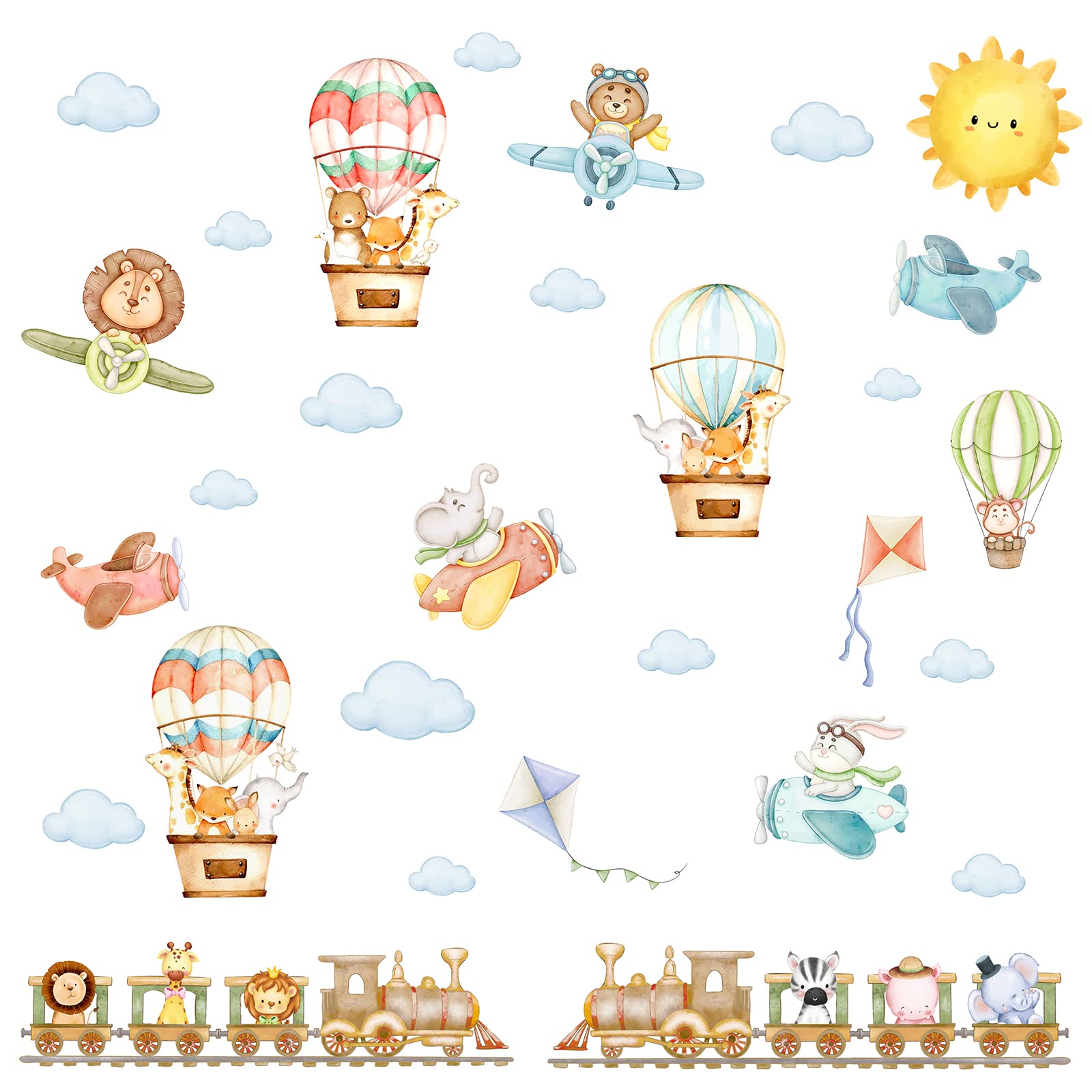 MOSITU High-quality PVC Cartoon Decals withstand daily use in playrooms.