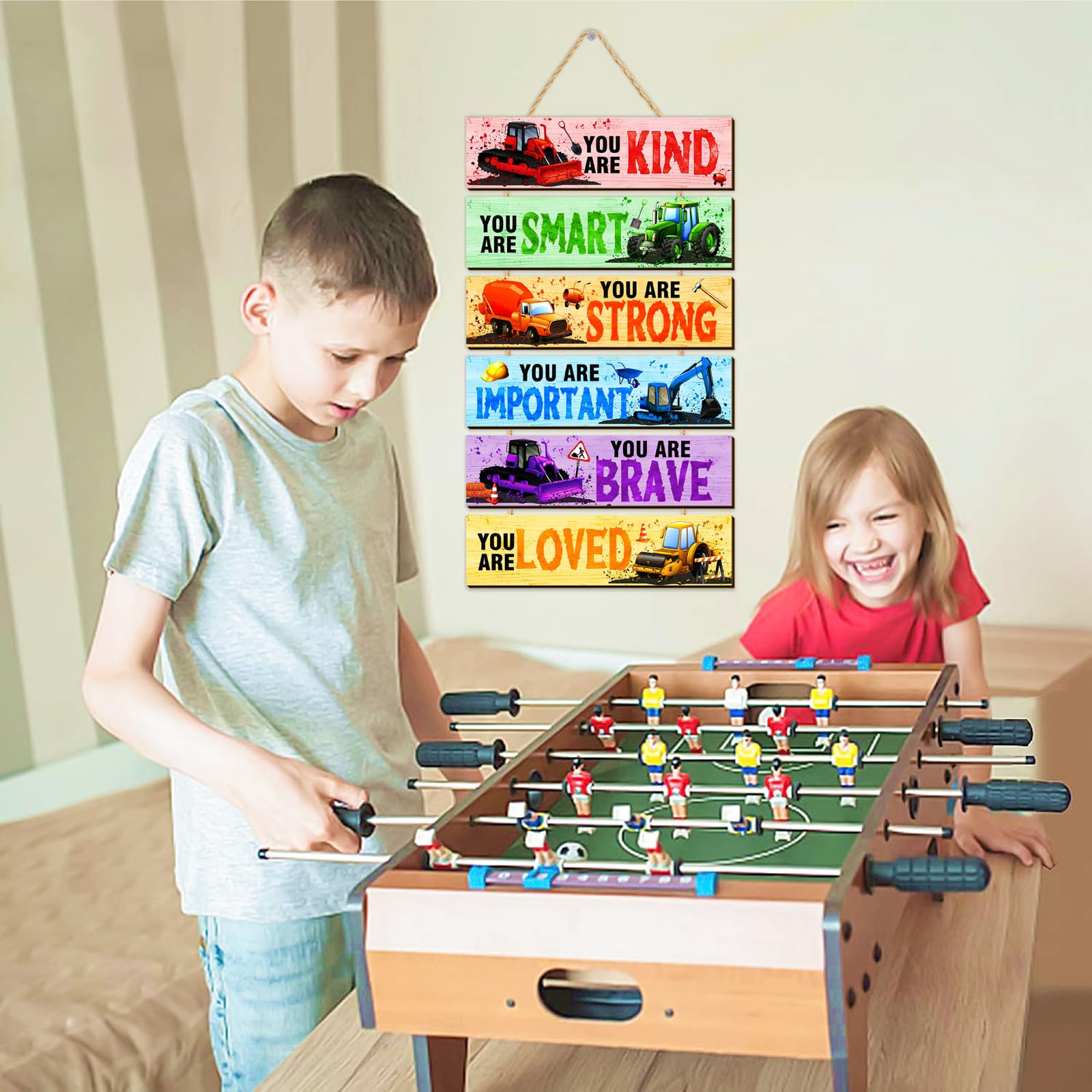 MOSITU inspirational affirmations plaques reinforce positive messages for kids