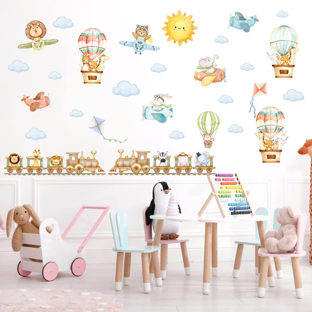 MOSITU Nursery Wall Decor Stickers for smooth surfaces and easy peel-and-stick.