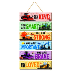 MOSITU race car wall plaque with bold colors energizing a boy's room for play
