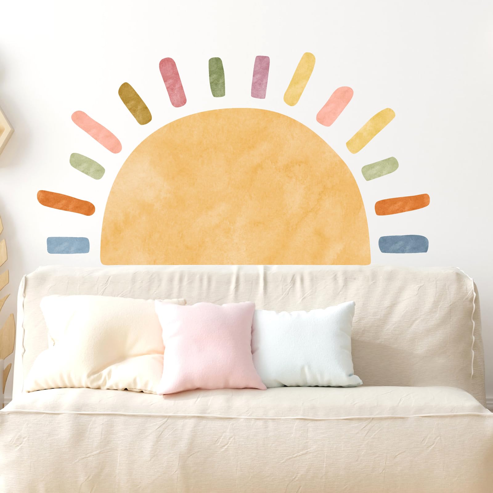 MOSITU Sun Wall Sticker for kid room and playroom brighten up spaces