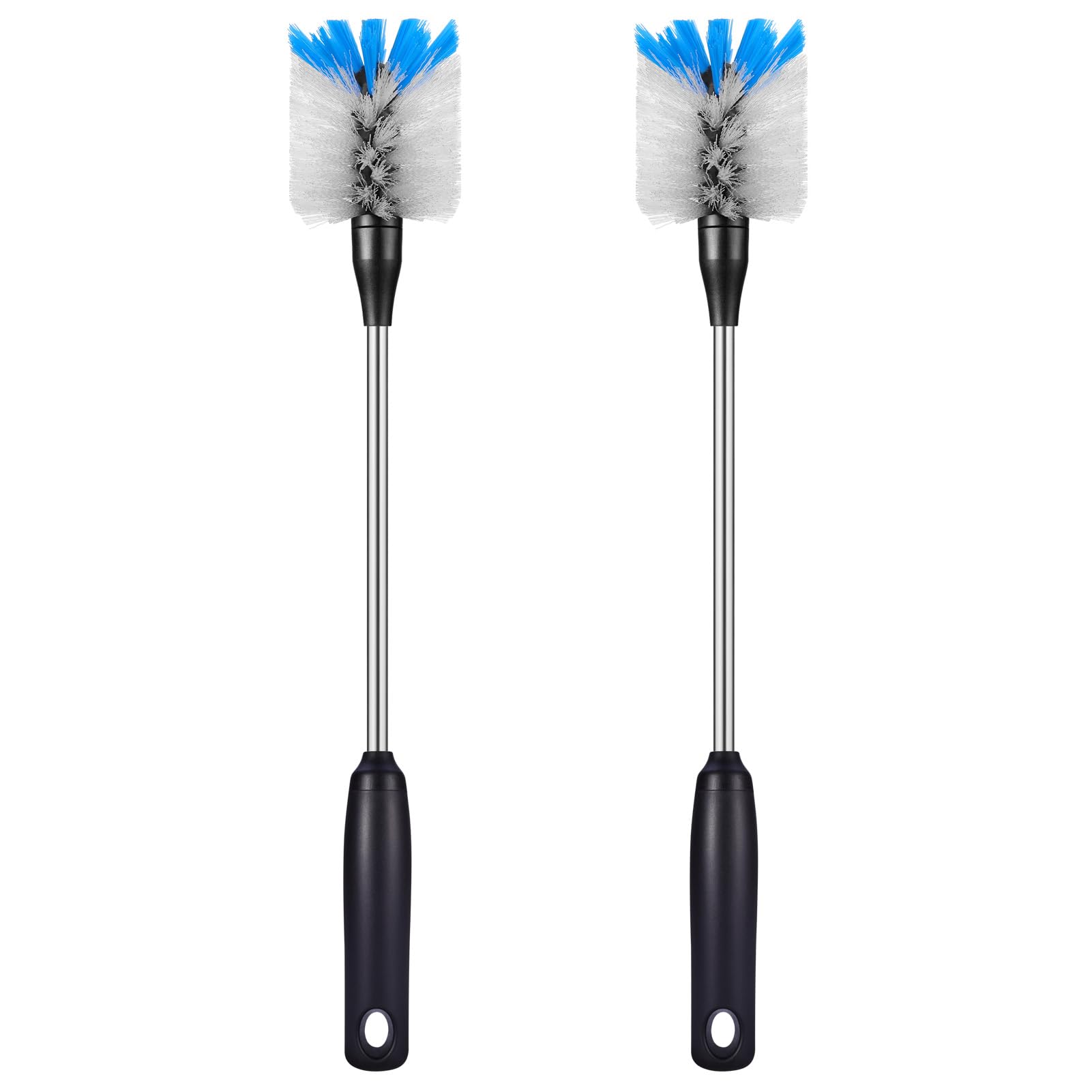 MOSOLAN bottle brush replaceable head reduces waste and extends cleaning life.