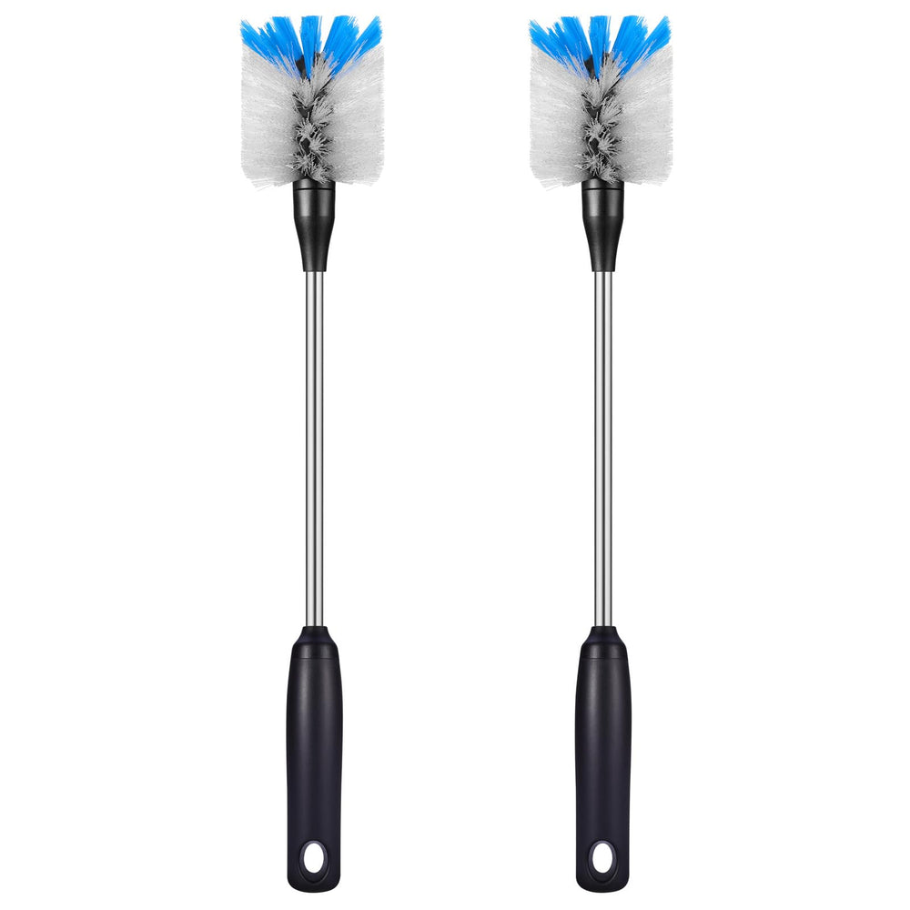 MOSOLAN bottle brush replaceable head reduces waste and extends cleaning life.