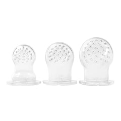 Moss and Fawn extra feeder tops 4-6 months—stage-appropriate openings support self-feeding.