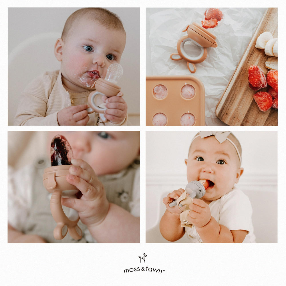 Moss and Fawn Forage Feeder brand-ethics conveys a small woman-owned business story.