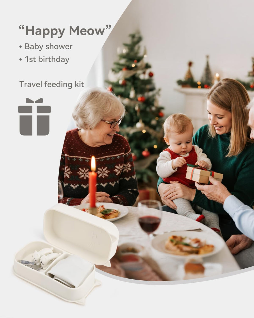 Mossora gift-ready travel kit makes a thoughtful baby shower or birthday present.