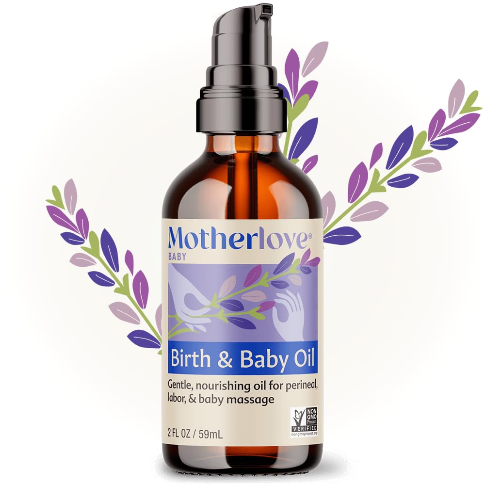 USA-made Birth & Baby Oil from Motherlove