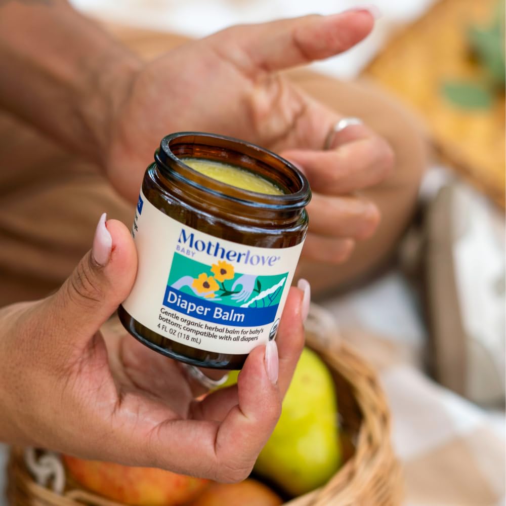 Leaping Bunny cruelty-free logo on Motherlove Diaper Balm label