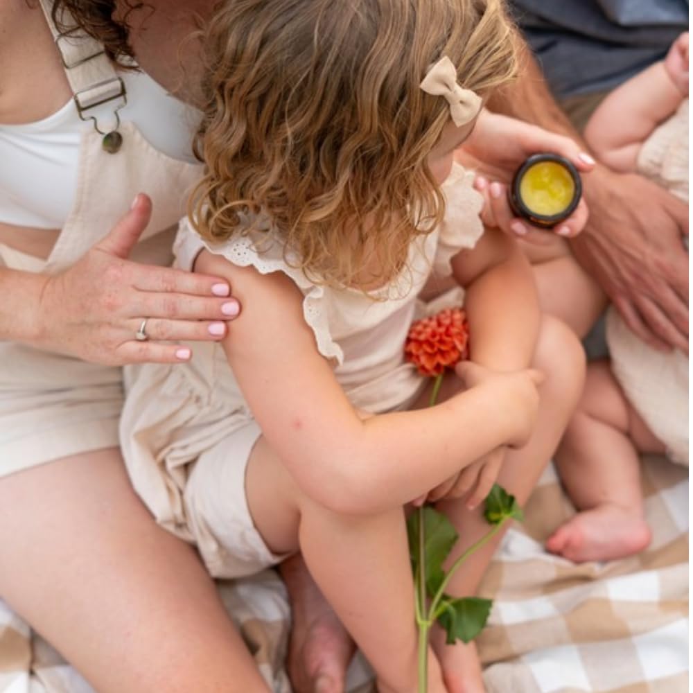 Creamy texture shot highlights easy, gentle baby application.