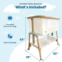 Motherly Haven bassinet tilt mode supports comfortable positioning and reflux relief potential.