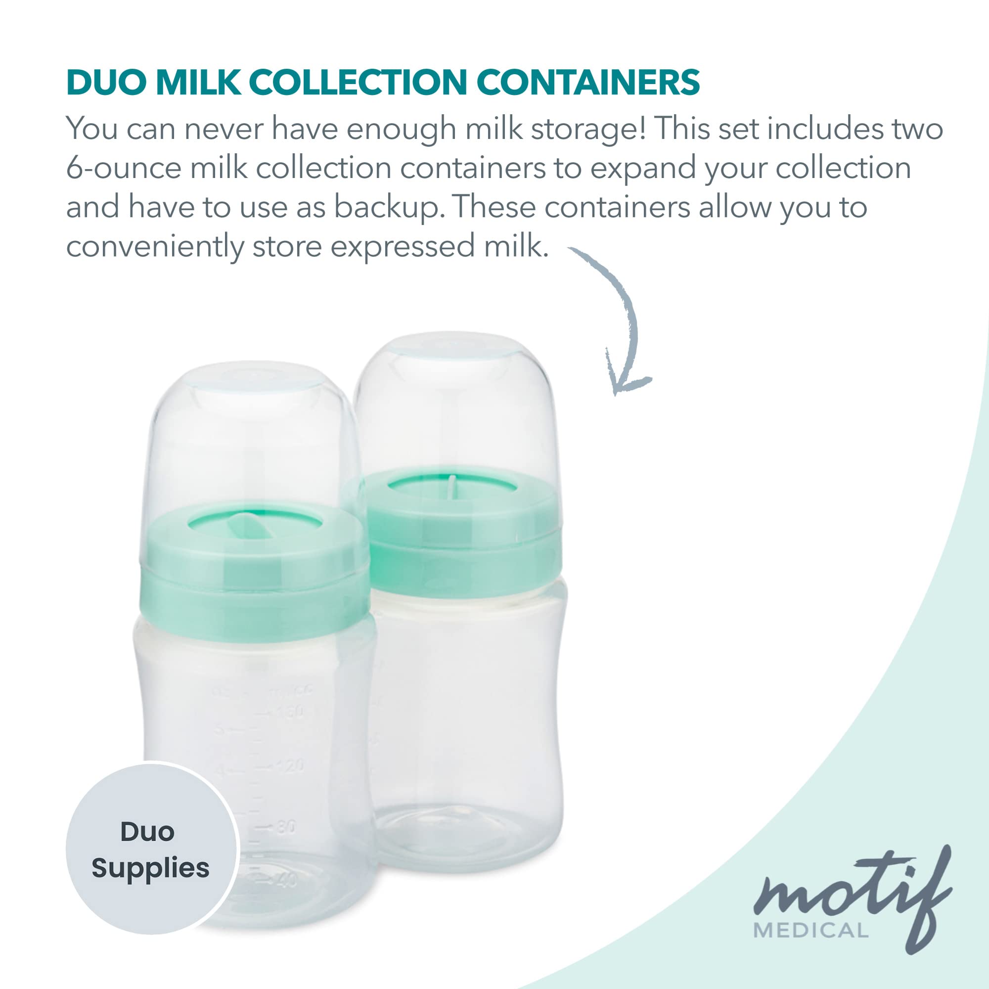 Motif Medical bottle lid seals freshness during travel