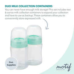Motif Medical bottle lid seals freshness during travel