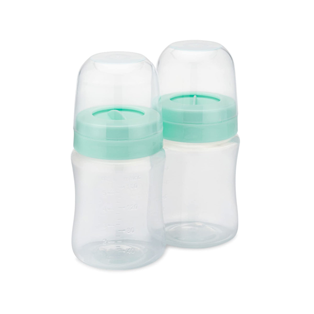 Motif Medical breast milk bottle with locking rings for secure on-the-go storage