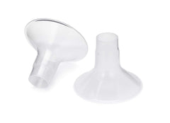 Motif Medical Duo flange 24mm two-pack provides comfortable pumping with proper fit.