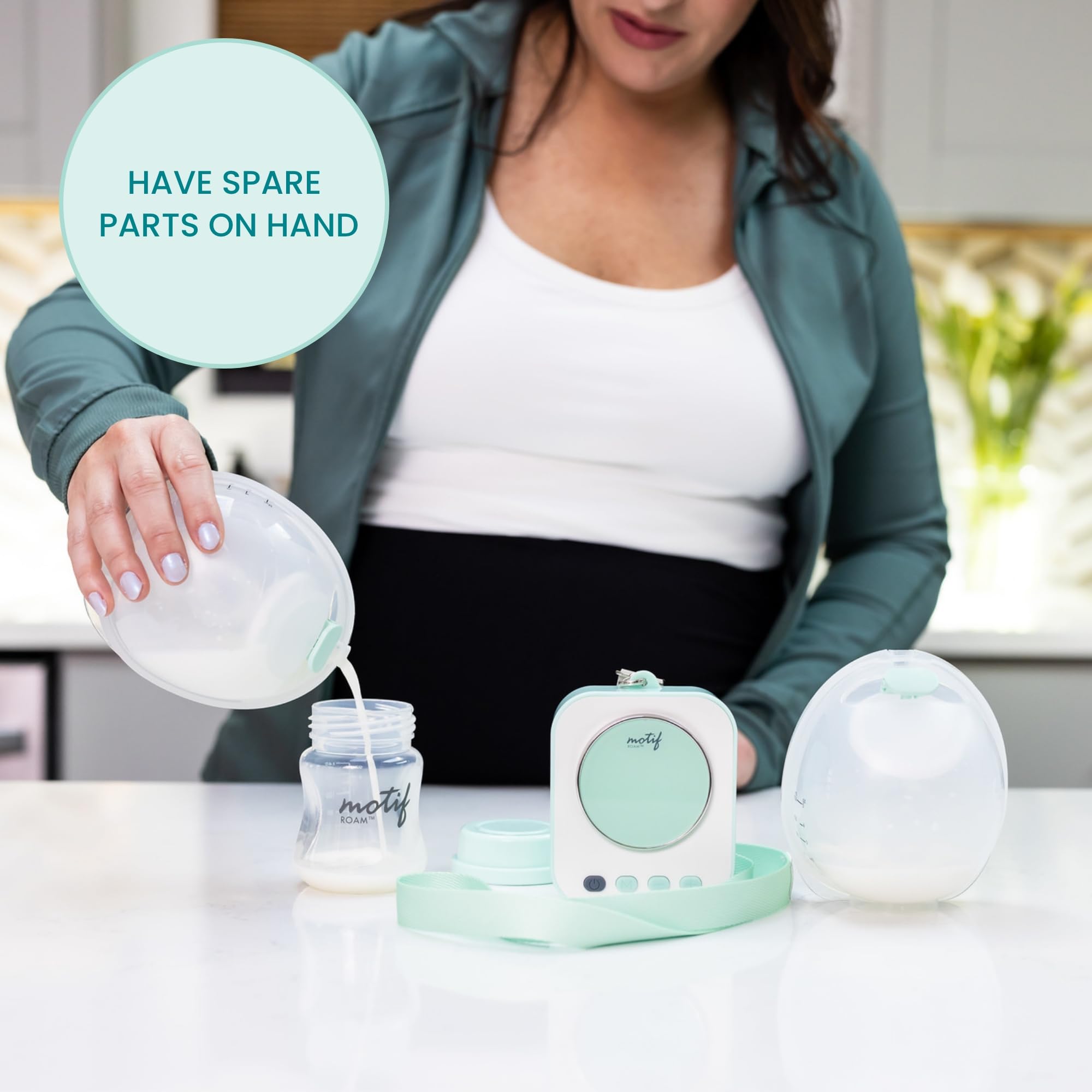 Motif Medical Roam 28 mm shields ensure comfortable, secure fitting.