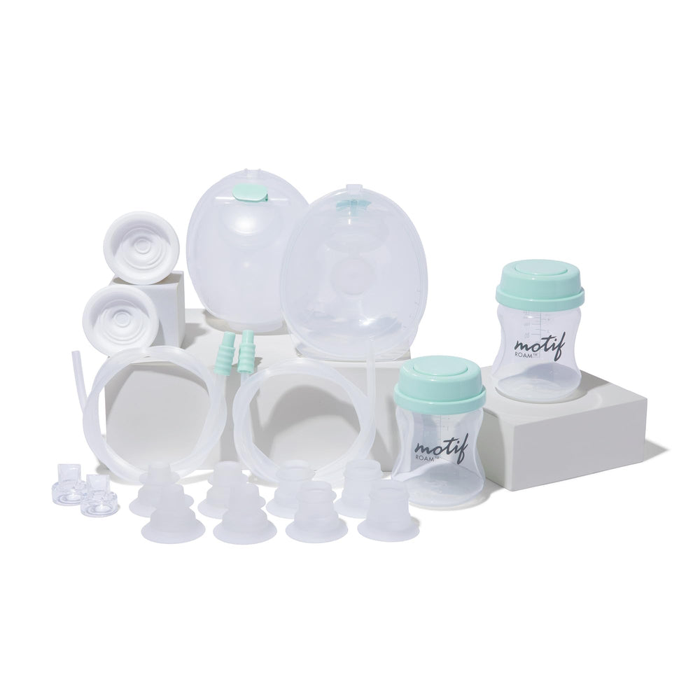 Motif Medical Roam wearable pump set enables hands-free pumping for busy moms.