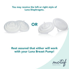 Motif Medical silicone diaphragms replacement-parts-set-2 ensure continuity of pumping routines at home.